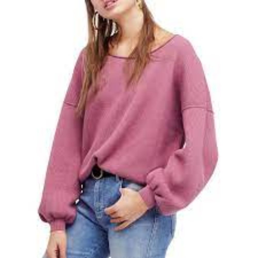 Free People Shadow Sweater Pullover
